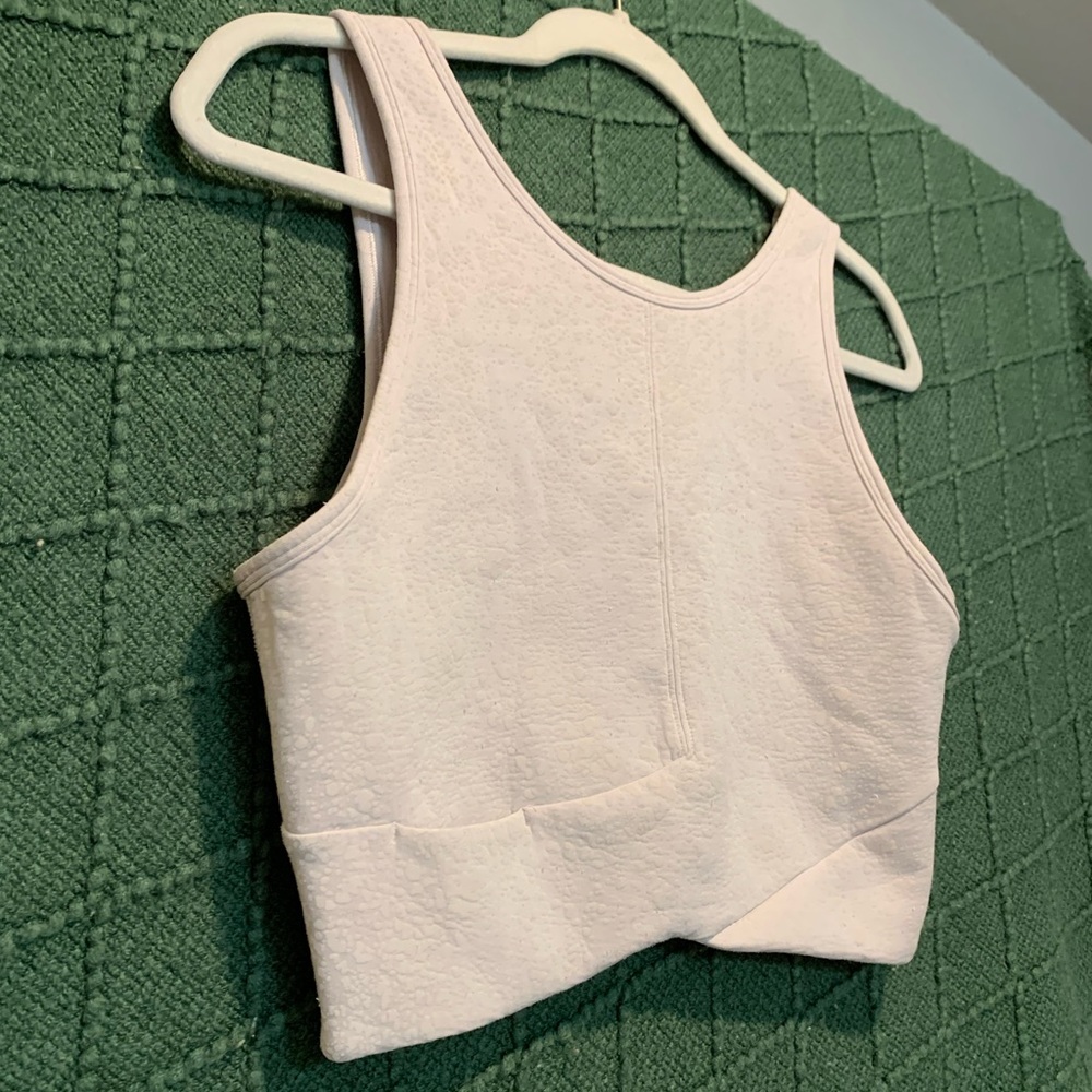 Lululemon Cropped Tank with reflective pattern
